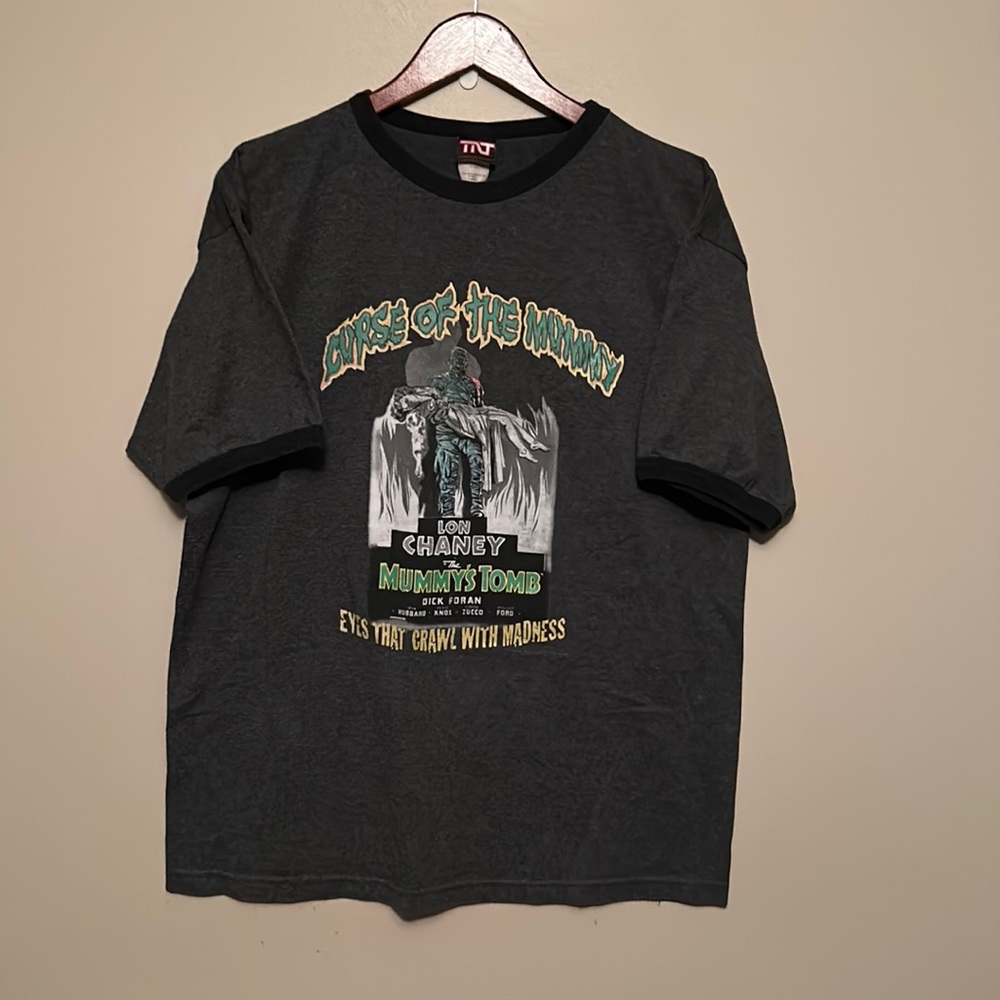 Curse of the Mummy men’s large T-shirt